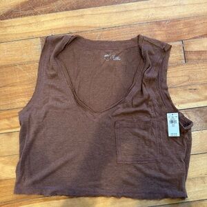 Aerie Lot of 2 Cropped Tanks